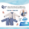เสื้อคลุม เสื้อคาร์ดิแกนเด็ก Charles x Snow Owl  แบบใส่ได้สองด้าน Reversible Baby Cardigan