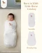 SNOW OWL Born in 2026 ผ้าห่อตัวสำเร็จรูป Swaddle MagnetBric