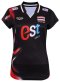 2025 Thailand Volleyball National Team Thai Jersey Shirt Black - Nation League Tournament (VNL 2025)