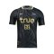 2023-24 Bangkok United Thailand Football Soccer League Jersey Shirt GK Black - Player Edition