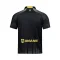 2024 - 25 Black Pearl United Authentic Thailand Futsal League Jersey Shirt Home Black Gold - Player Edition