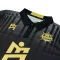 2024 - 25 Black Pearl United Authentic Thailand Futsal League Jersey Shirt Home Black Gold - Player Edition