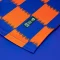 2024 - 25 Port ASM Authentic Thailand Futsal League Jersey Shirt Home Blue Orange - Player Edition