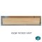 กระเบื้องพอร์ซเลนลายไม้ 15x90 ซม. KGQM-YR159031 ผิวหยาบ 