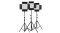 Nanlite - 600CSA 3kit, 3-LED Studio light, 36W, Bi-color 3200K- 5600K