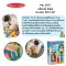 Melissa & Doug 100 Wood Blocks Set รุ่น 0481บล็อกไม้ทำสีสารพัดรูปร่างและหลากสี บล็อกไม้สร้างเมือง ของเล่นปลายเปิด