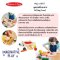 Melissa & Doug Cutting Food รุ่น 0487 ของเล่นไม้หั่นอาหาร ผักผลไม้ มีเวลโคร่ตีนตุ๊กแกพร้อมมีด & ถาดไม้