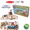 Melissa & Doug Wooden Railway Train Set รุ่น 0701 ชุดต่อรางรถไฟ 132 ชิ้น (รางรถไฟ ต่อแล้วขนาด 75 x 45 x 16 cm)