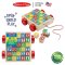 Melissa & Doug Classic ABC Block Cart รุ่น 1169 บล๊อกไม้ ABC ขนาด 1"x 30 ชิ้น พร้อมรถลาก เก็บง่าย