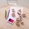Melissa & Doug Wooden Stamp Set Friendship รุ่น 1632 ชุดแสตมป์ ตัวปั๊ม non-toxic รุ่นหัวใจ  สายรุ้ง เรนโบว์