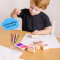 Melissa & Doug Wooden Stamp Set Friendship รุ่น 1632 ชุดแสตมป์ ตัวปั๊ม non-toxic รุ่นหัวใจ  สายรุ้ง เรนโบว์