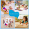 Melissa & Doug Wooden Stamp Set Friendship รุ่น 1632 ชุดแสตมป์ ตัวปั๊ม non-toxic รุ่นหัวใจ  สายรุ้ง เรนโบว์