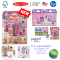 Melissa & Doug Puffy Reusable Sticker Set: Dress-Up รุ่น 2195 สมุดชุดสติ๊กเกอร์รียูสซาเบิล รุ่นแต่งตัว แปะซ้ำได้ มีฉาก พกพาสะดวก