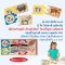 Melissa & Doug A-Z Self-Correcting Alphabet Puzzle รุ่น 2541 พัซเซิลจับคู่ตัวอักษร เรียนรู้ตัวอักษร A-Z และอักษรเล็ก