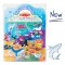 [40 ชิ้นรียูส] รุ่น 30520 สติกเกอร์นูนรียูสซาเบิลเซ็ท ทะเล Melissa & Doug Puffy Sticker Play Set – Ocean
