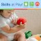 Melissa & Doug Market Basket Fill & Spill รุ่น 30730 ของเล่นผ้านุ่มนิ่ม ตะกร้าผ้าพร้อมผักผลไม้ 4 ชิ้น มีเสียง