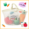 Melissa & Doug Market Basket Fill & Spill รุ่น 30730 ของเล่นผ้านุ่มนิ่ม ตะกร้าผ้าพร้อมผักผลไม้ 4 ชิ้น มีเสียง