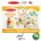 Melissa & Doug Wooden Shape Sorting Grocery Cart รุ่น 30732 รถเข็นเด็กเล็ก บล๊อกหยอด เล่น 4 ด้าน ขนาด 39x27x38 cm