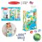 Melissa & Doug Rollables Wooden Ocean Slide รุ่น 30736 รุ่นสัตว์ทะเล พร้อมลูกบอลผ้า 8 cm x 3ตัว