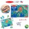 Melissa & Doug Wooden Underwater Gear Puzzle รุ่น 31003 จิ๊กซอไม้ ตีมทะเล 18 ชิ้น พร้อมเกียร์ x3 อัน