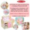 Melissa & Doug Baby Care Center and Accessory Sets รุ่น 31737 เคาน์เตอร์เลี้ยงดูเบบี้ รุ่นสีชมพู พร้อมอุปกรณ์ 27 ชิ้นในชุด