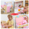 Melissa & Doug Baby Care Center and Accessory Sets รุ่น 31737 เคาน์เตอร์เลี้ยงดูเบบี้ รุ่นสีชมพู พร้อมอุปกรณ์ 27 ชิ้นในชุด