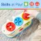 Melissa & Doug Match & Push Spinning Tops รุ่น 31812 จับคู่สี เกมลูกข่าง