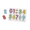 [10 ชิ้นมีตุ่ม] รุ่น 3273 พัซเซิลมีตุ่ม รุ่นตัวเลข Melissa & Doug See-Inside Numbers Peg Puzzle -10 Pcs