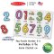 Melissa & Doug See-Inside Numbers Peg Puzzle -10 Pcs รุ่น 3273 จิ๊กซอว์ไม้ จิ๊กซอว์หมุด รุ่นตัวเลข