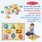 Melissa & Doug Jumbo Knob Shapes Deluxe Puzzle รุ่น 3390 จิ๊กซอว์หมุดจับขนาดใหญ่ รูปทรง