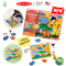 Melissa & Doug Safari Chunky Puzzle - 8 Pieces รุ่น 3722  จิ๊กซอว์ พัซเซิลชิ้นใหญ่ รุ่นซาฟารี จับถนัดมือ