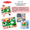 Melissa & Doug Farm Animals Chunky Puzzle - 8 Pieces รุ่น 3723  จิ๊กซอว์ พัซเซิลชิ้นใหญ่ รุ่นฟาร์ม จับถนัดมือ