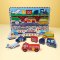 Melissa & Doug Vehicles Wooden Chunky Puzzle - 9 Pieces รุ่น 3725 จิ๊กซอว์ พัซเซิลชิ้นใหญ่ รุ่นยานพาหนะ จับถนัดมือ