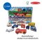 Melissa & Doug Vehicles Wooden Chunky Puzzle - 9 Pieces รุ่น 3725 จิ๊กซอว์ พัซเซิลชิ้นใหญ่ รุ่นยานพาหนะ จับถนัดมือ