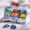 Melissa & Doug Vehicles Wooden Chunky Puzzle - 9 Pieces รุ่น 3725 จิ๊กซอว์ พัซเซิลชิ้นใหญ่ รุ่นยานพาหนะ จับถนัดมือ