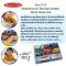 Melissa & Doug Vehicles Wooden Chunky Puzzle - 9 Pieces รุ่น 3725 จิ๊กซอว์ พัซเซิลชิ้นใหญ่ รุ่นยานพาหนะ จับถนัดมือ