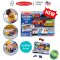 Melissa & Doug Vehicles Wooden Chunky Puzzle - 9 Pieces รุ่น 3725 จิ๊กซอว์ พัซเซิลชิ้นใหญ่ รุ่นยานพาหนะ จับถนัดมือ