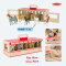 Melissa & Doug Take-Along Show-Horse Stable รุ่น 3744 ของเล่นคอกม้าไม้สุดคลาสสิก พร้อมม้า 8 ตัว