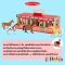 Melissa & Doug Take-Along Show-Horse Stable รุ่น 3744 ของเล่นคอกม้าไม้สุดคลาสสิก พร้อมม้า 8 ตัว