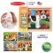 Melissa & Doug Wooden Jigsaw Puzzles in a Box Pets รุ่น 3790 จิ๊กซอไม้ 12 ชิ้น x4 ลาย รุ่นสัตว์เลี้ยง