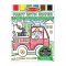 Melissa & Doug Paint With Water Vehicles  รุ่น 4164 ระบายสีด้วยพู่กันไม่เลอะเทอะ รุ่นยานพาหนะ แป้นสีทุกแผ่น