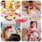 Melissa & Doug Make-a-Face Sticker Pad - Fashion Faces รุ่น 4195 สมุดกิจกรรมสติ๊กเกอร์ รุ่นแต่งหน้า 20 ฉาก เล่นซ้ำได้ พกพาง่าย