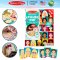 Melissa & Doug Make-a-Face Sticker Pad - Fashion Faces รุ่น 4195 สมุดกิจกรรมสติ๊กเกอร์ รุ่นแต่งหน้า 20 ฉาก เล่นซ้ำได้ พกพาง่าย