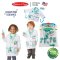 Melissa & Doug  Doctor Role Play Costume รุ่น 4839 ชุดแฟนซีคุณหมอ ฟรีไซส์ 3-6 ขวบ สูง 100-135 cm