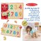 Melissa & Doug Lift & See Numbers Peg Puzzle -10 Pcs รุ่น 50126 พัซเซิลมีตุ่ม รุ่นตัวเลข