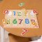 Melissa & Doug Lift & See Numbers Peg Puzzle -10 Pcs รุ่น 50126 พัซเซิลมีตุ่ม รุ่นตัวเลข