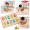 Melissa & Doug Lift & See Numbers Peg Puzzle -10 Pcs รุ่น 50126 พัซเซิลมีตุ่ม รุ่นตัวเลข