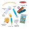 Melissa & Doug Boo-Boos & Bandages Reusable Play Set รุ่น 50167 ชุดคุณหมอ ทำแผล พลาสเตอร์ อุปกรณ์ปฐมพยาบาล มีกล่องเก็บ พกพาง่าย