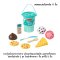 Melissa & Doug Play to Go Ice Cream Play Set  รุ่น 50172 ของเล่นพกพก ทำไอติม แซนด์วิชไอศกรีม มิลค์เชค 11 ชิ้น