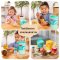 Melissa & Doug Play to Go Ice Cream Play Set  รุ่น 50172 ของเล่นพกพก ทำไอติม แซนด์วิชไอศกรีม มิลค์เชค 11 ชิ้น